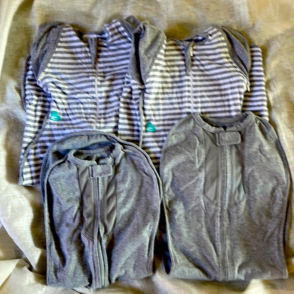 4 New Baby Swaddle Sacks